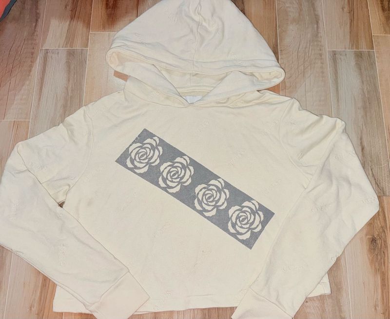 printed guess Hoodie