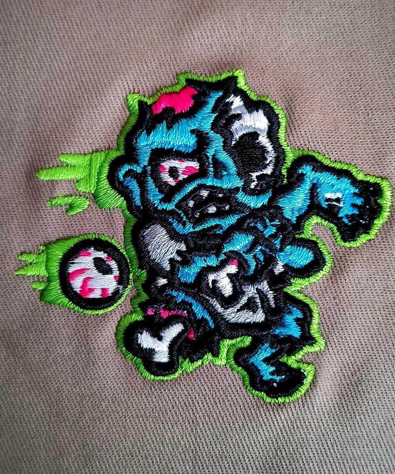 AWESOME EMBROIDERY PATCHES! - 2 Pieces