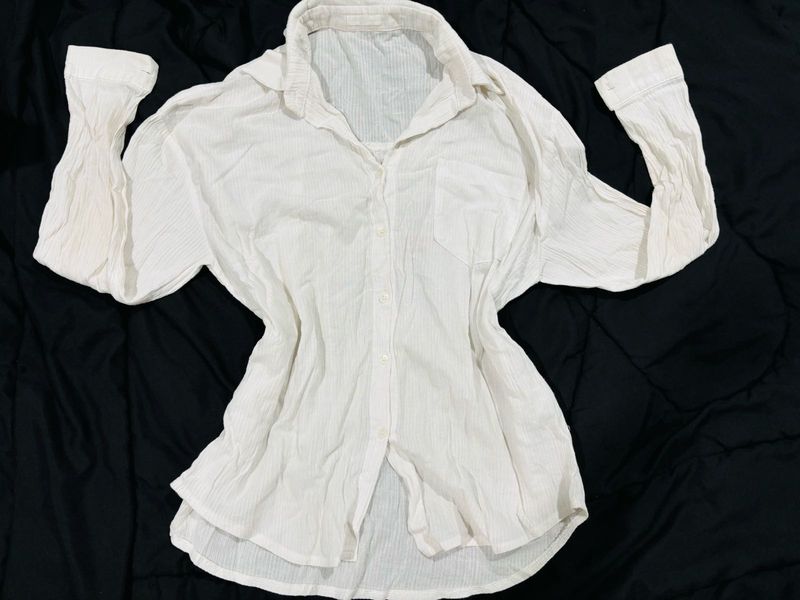 White Long Sleeve Shirt
