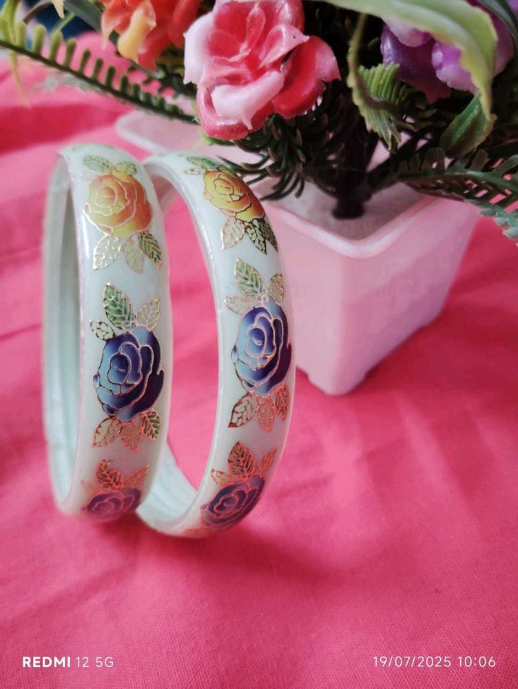 Floral Bangle Set