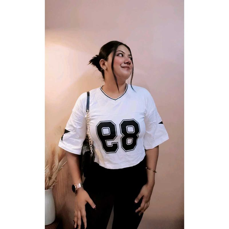 White Graphic T-Shirt