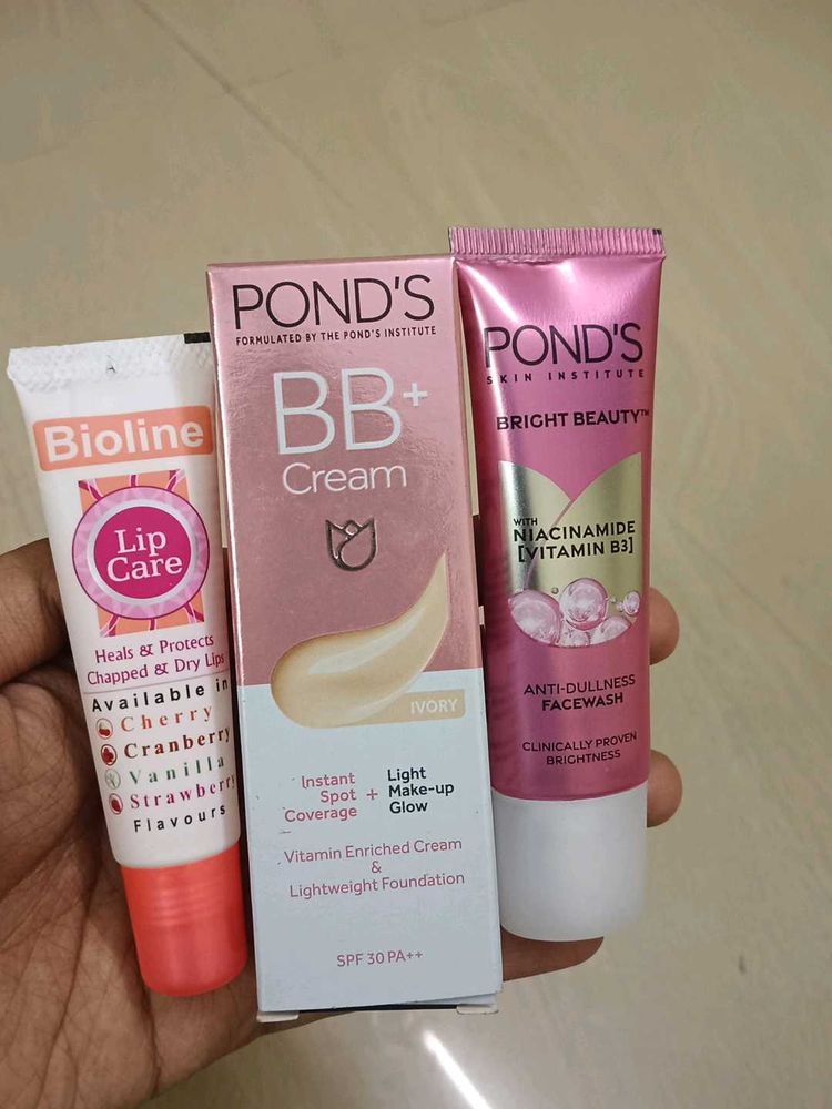 Pond&#39;s BB Cream &amp; Bioline Lip Care