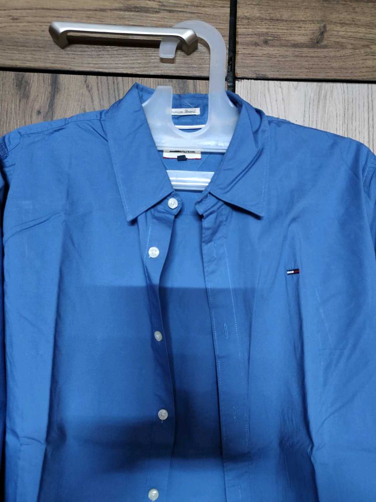 Blue Colour Branded Shirt