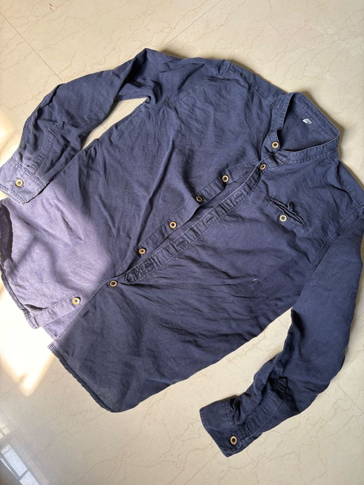 Navy Blue Shirt