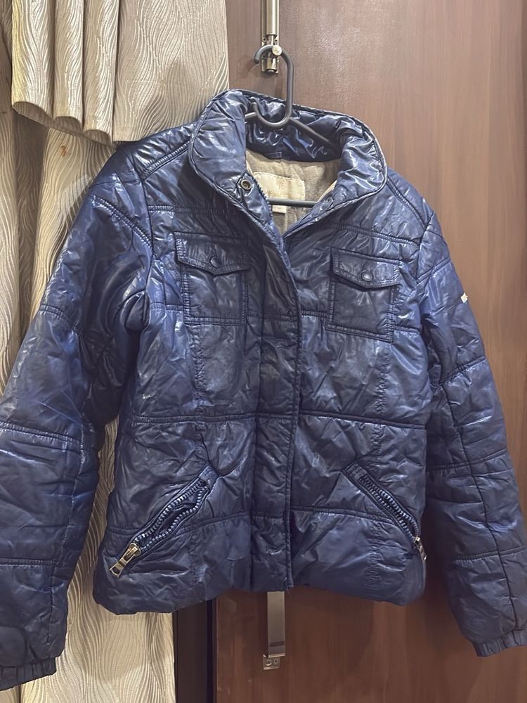 navy blue winter jacket