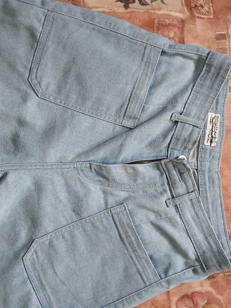 Light Blue Denim Pants