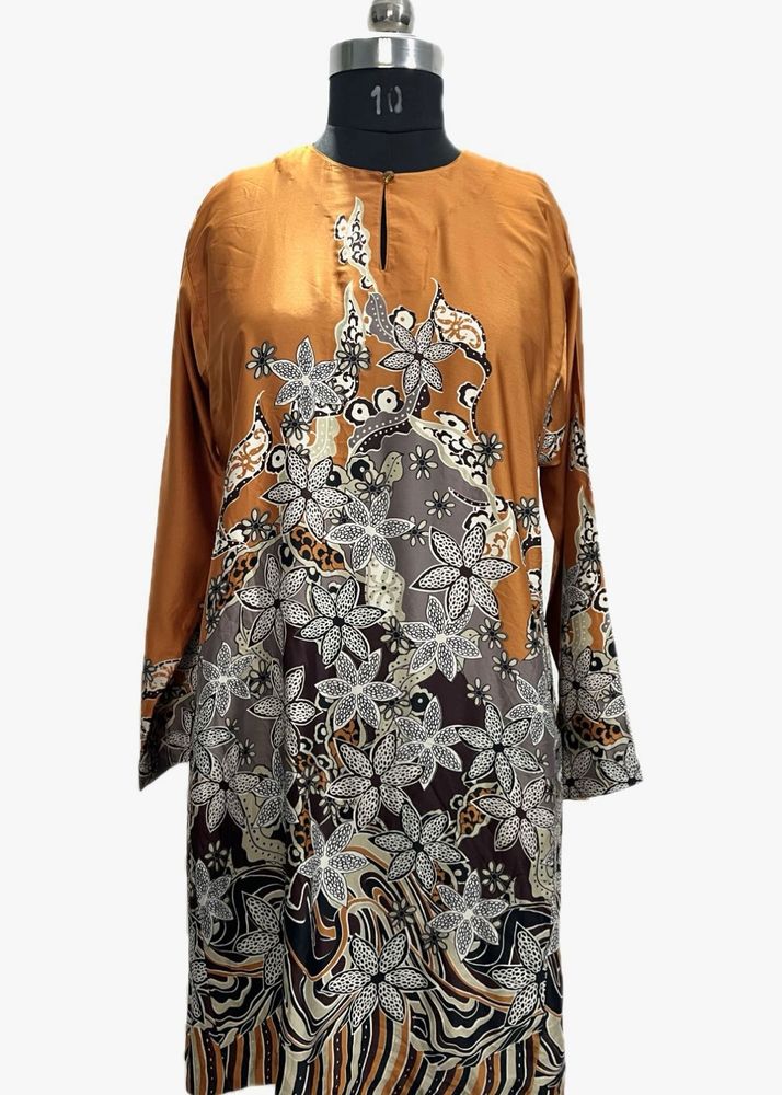 Floral Print Long Dress