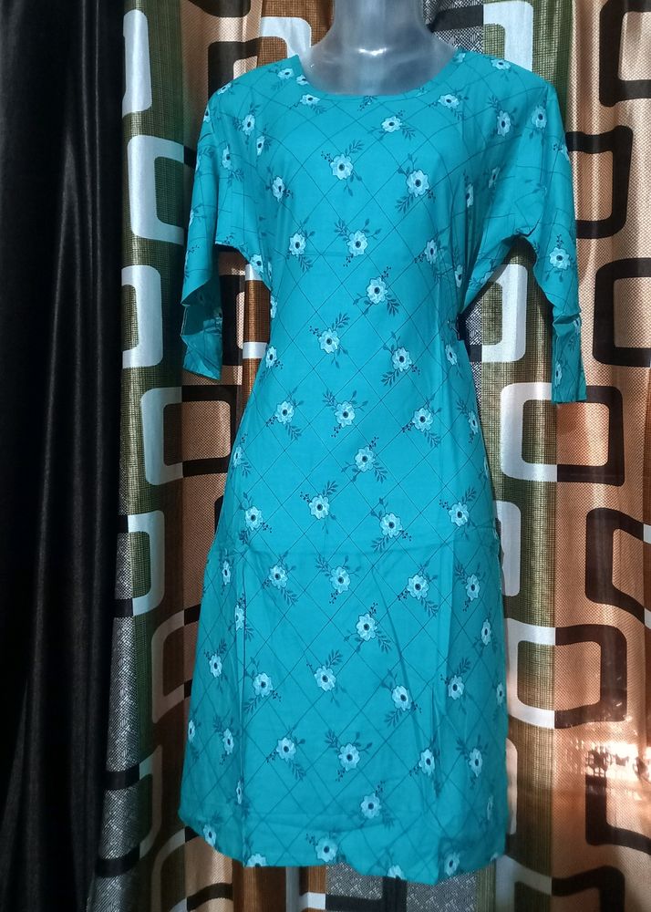 New Seagreen Color Kurta Pack Of 1