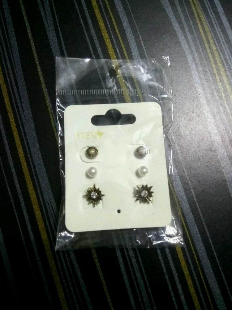 A Combo Of 3 Ear Tops