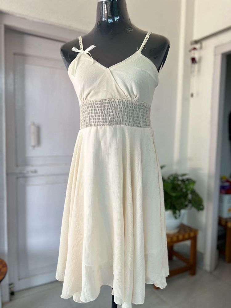 Cream Summer Dress
