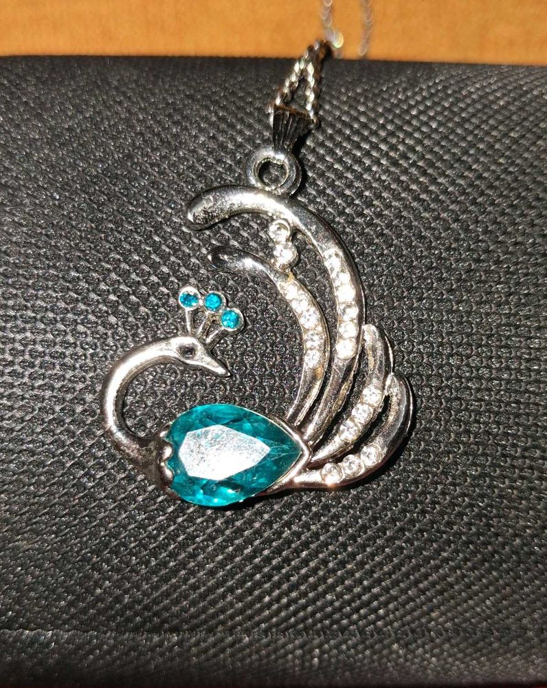Peacock Pendant Necklace