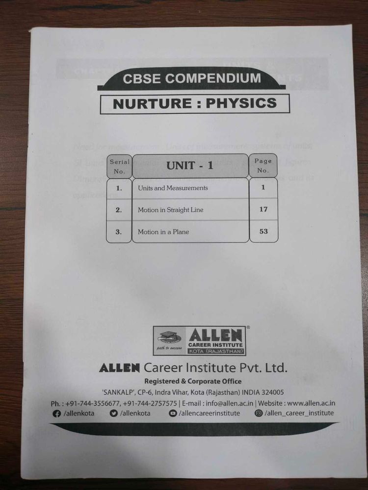 Nurture Physics - Allen