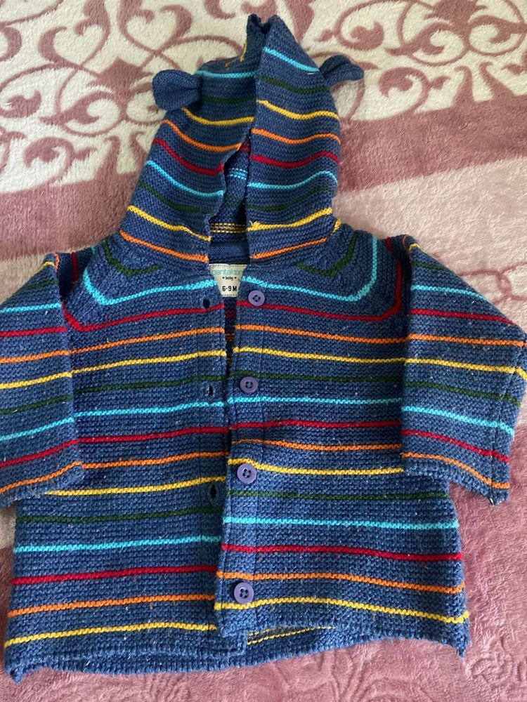 Striped Bear Hoodie