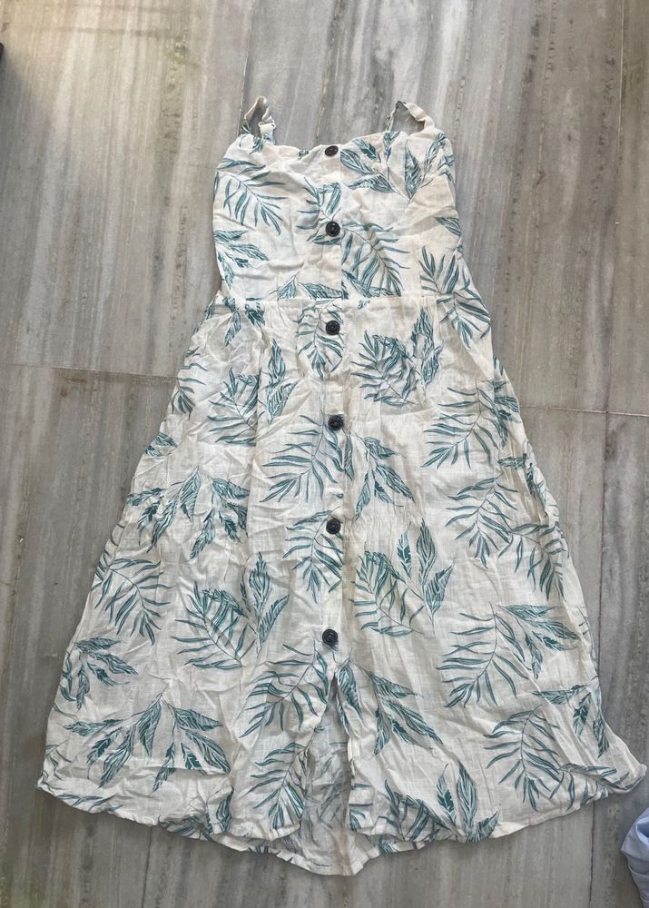 Tropical Print Sundress