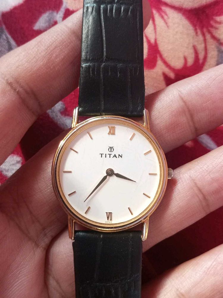 Titan Orignal Gold Tonned Slim Mens Watch