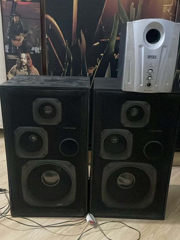 Videocon Mid-Fi Vintage Loudspeakers w/ Subwoofer