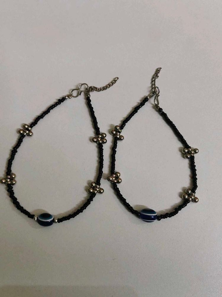 Evil Eye Anklets - Beaded Charm