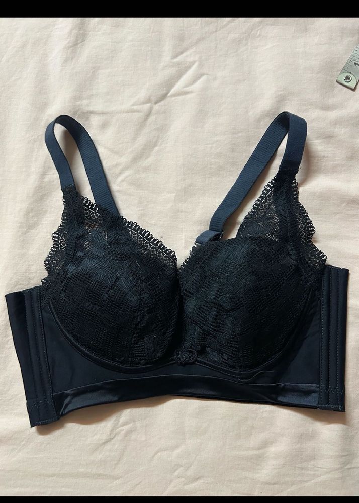 Elegant Black Lace Bra