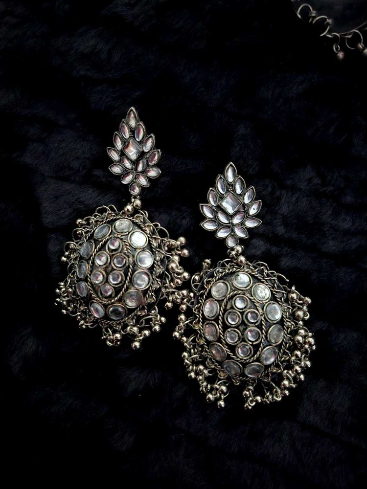 Statement Kundan Earrings