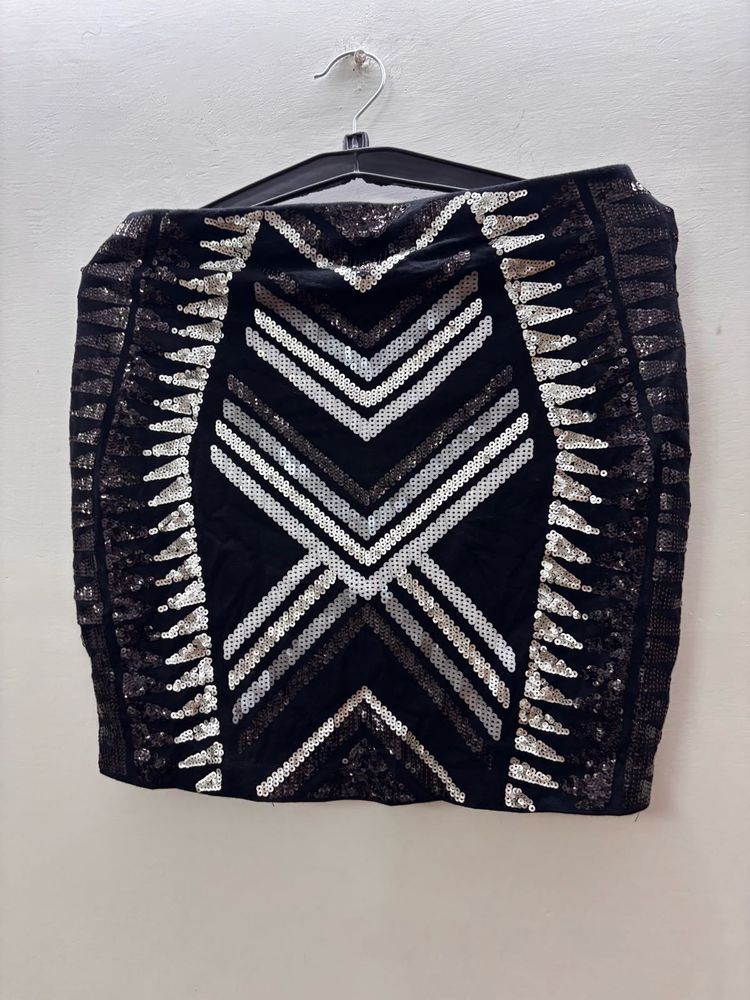 Sequin Mini Skirt