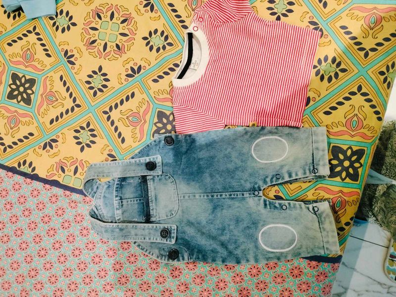 Cute Baby Outfit Set Just Used Once For Few Hours