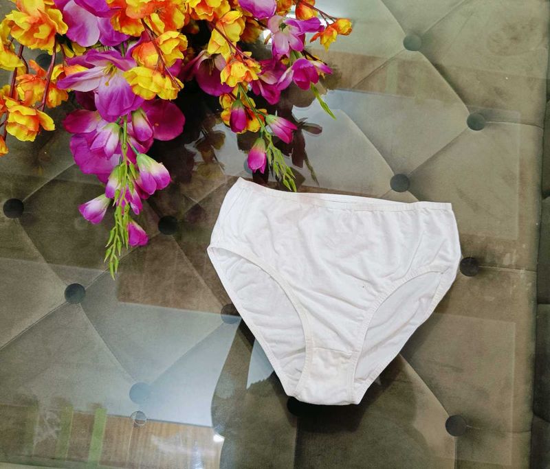Nur Die White Cotton Brief