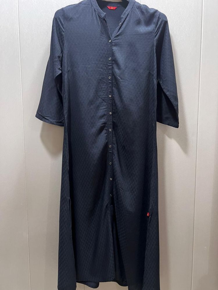 Elegant W Black Kurti