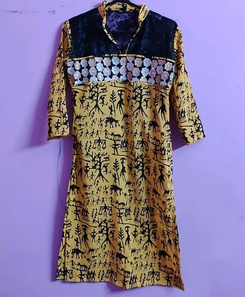 Yellow Fashionable Kurta