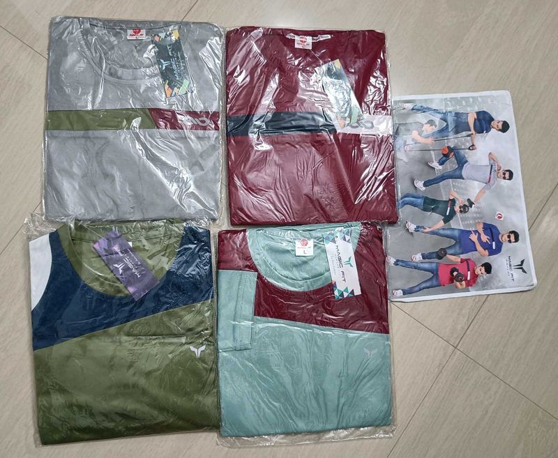 Men's Color Block T-Shirt Bundle