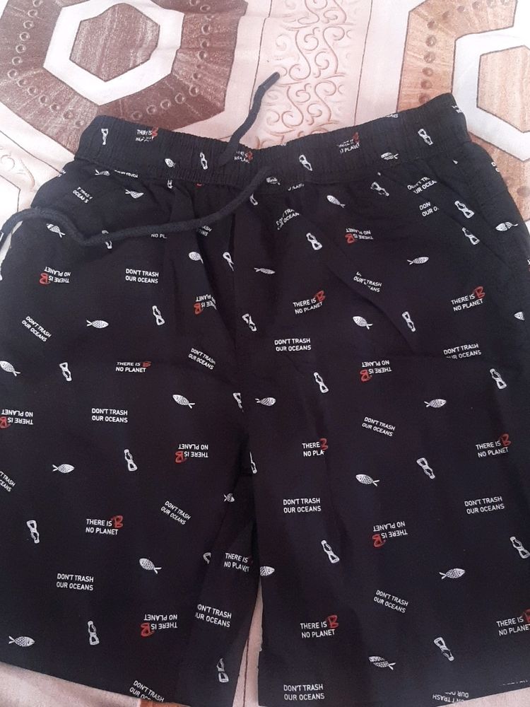 Black Shorts Only 1 Time Used