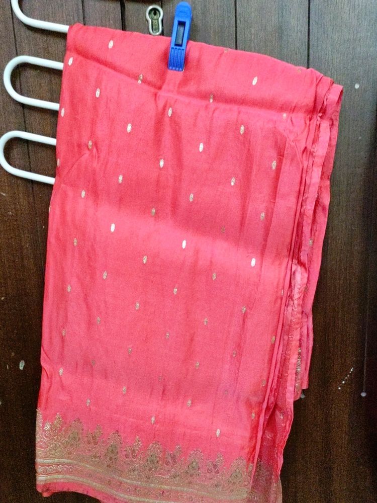 Combo Of Benaras And Organza Saree
