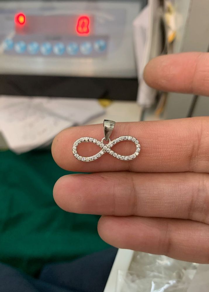 Infinity Pendant 92.5 Pure Silver