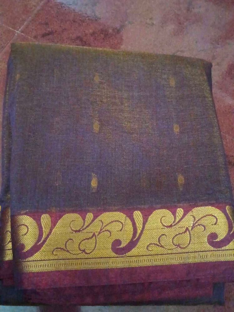 elegant shiny double shade cotton