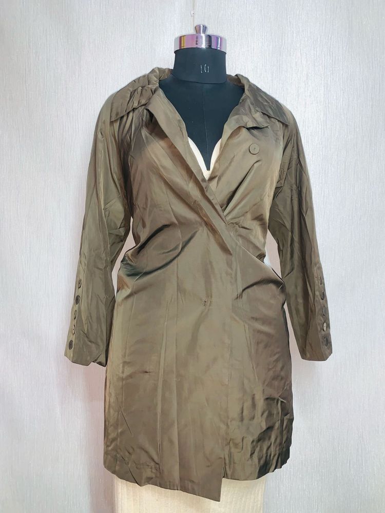 Olive Green Trench Coat
