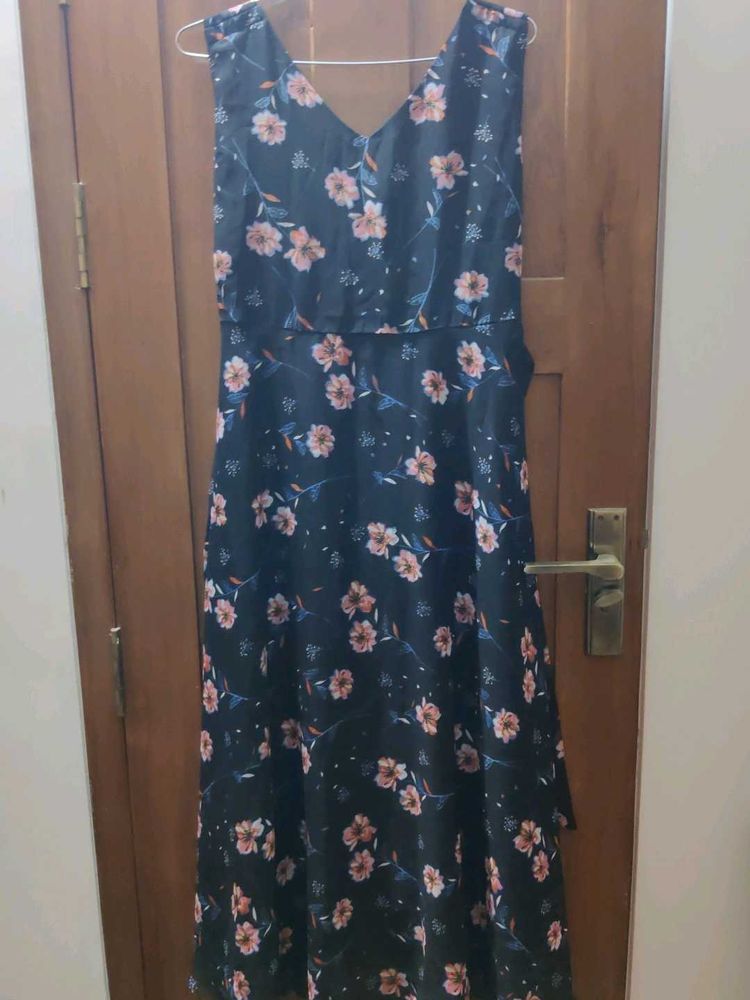 Floral Print Midi Dress