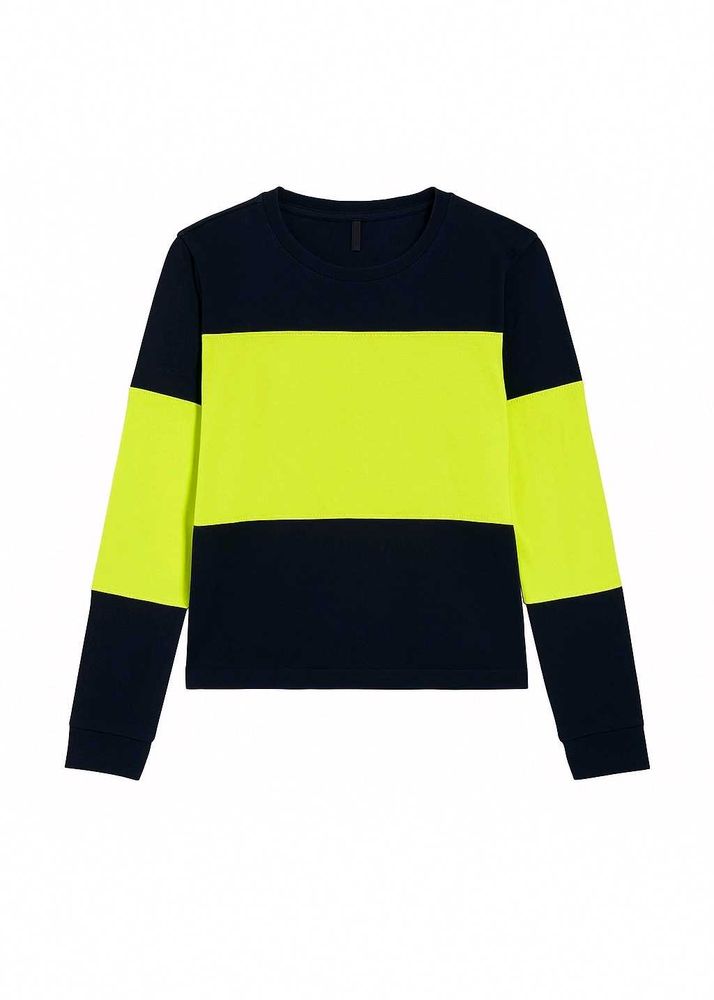 Color Block Long Sleeve Top