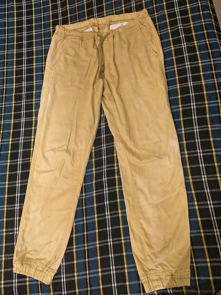 Khaki Jogger Pants