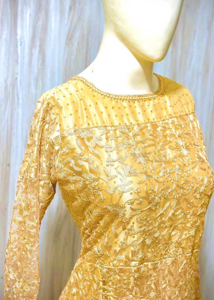 Gold Embellished Dress