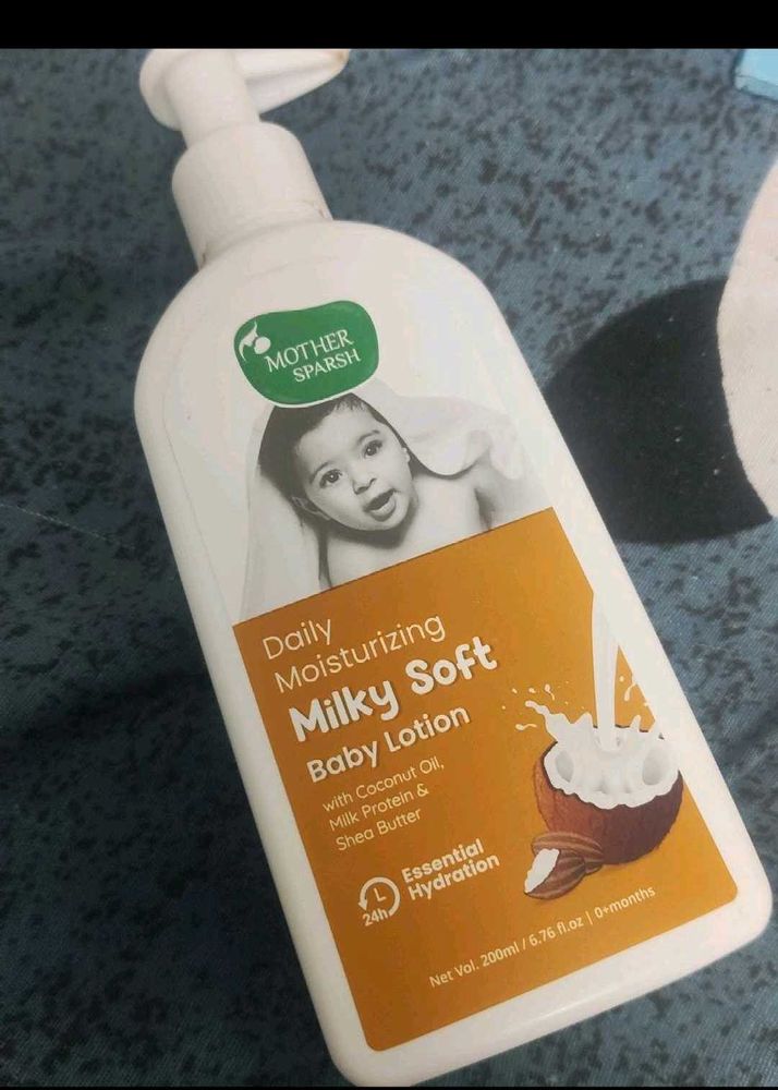 Mother Sparsh Baby Lotion and just herbs lipbalm