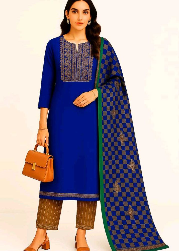 Boutique Party Wear Kurta Pant Dupatta Set