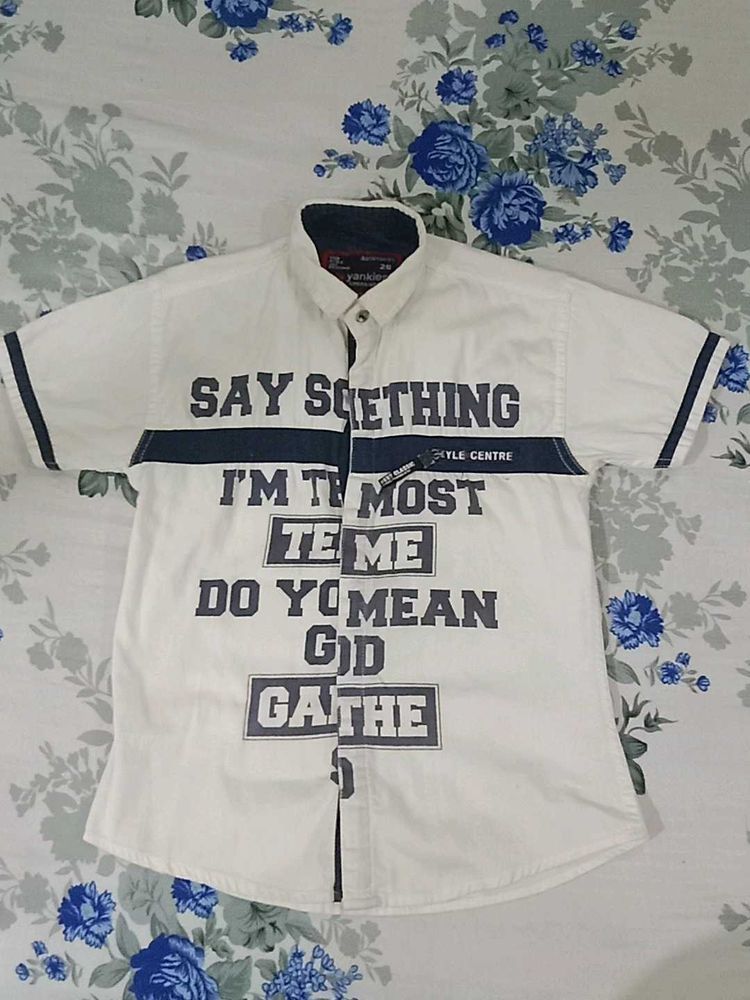 Stylish Boys' Printed Shirt