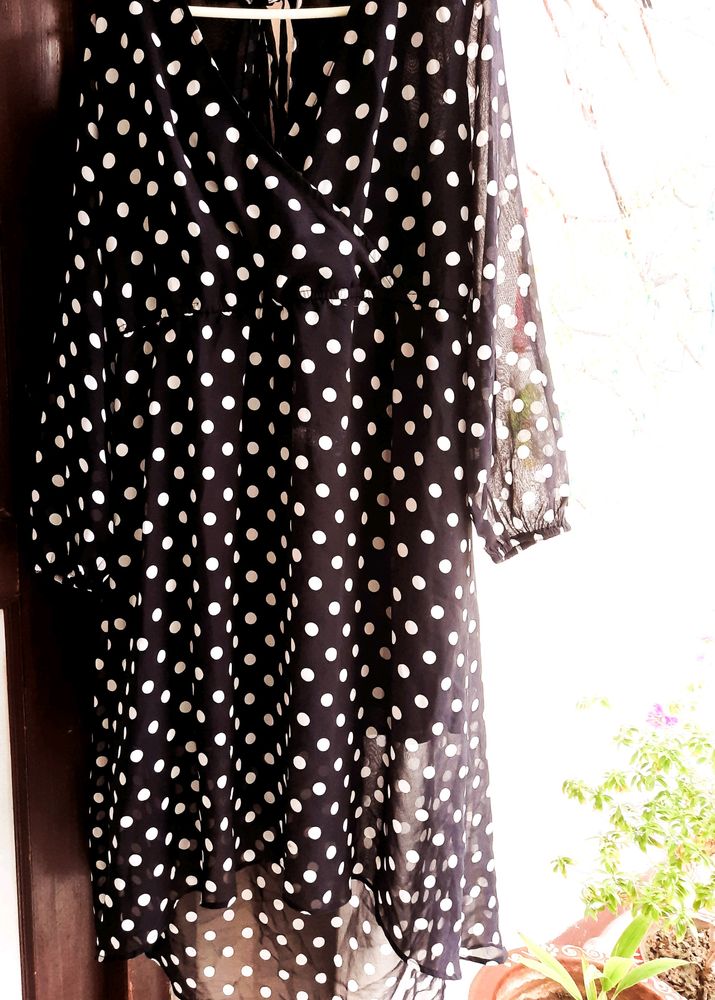 Black Polka Dot Dress