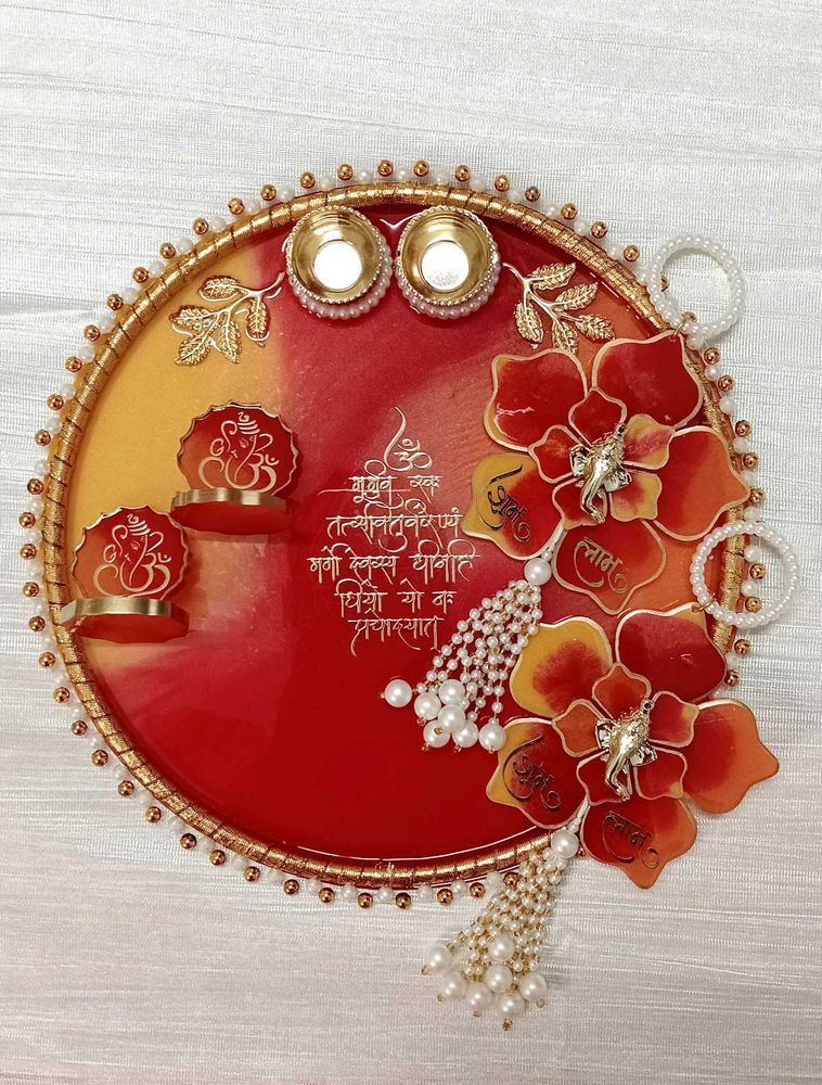 Decorative Pooja Thali set
