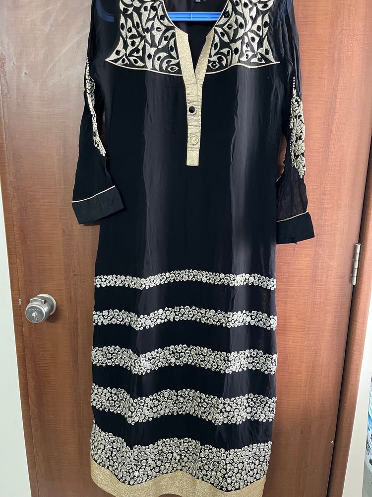 Black Kurta