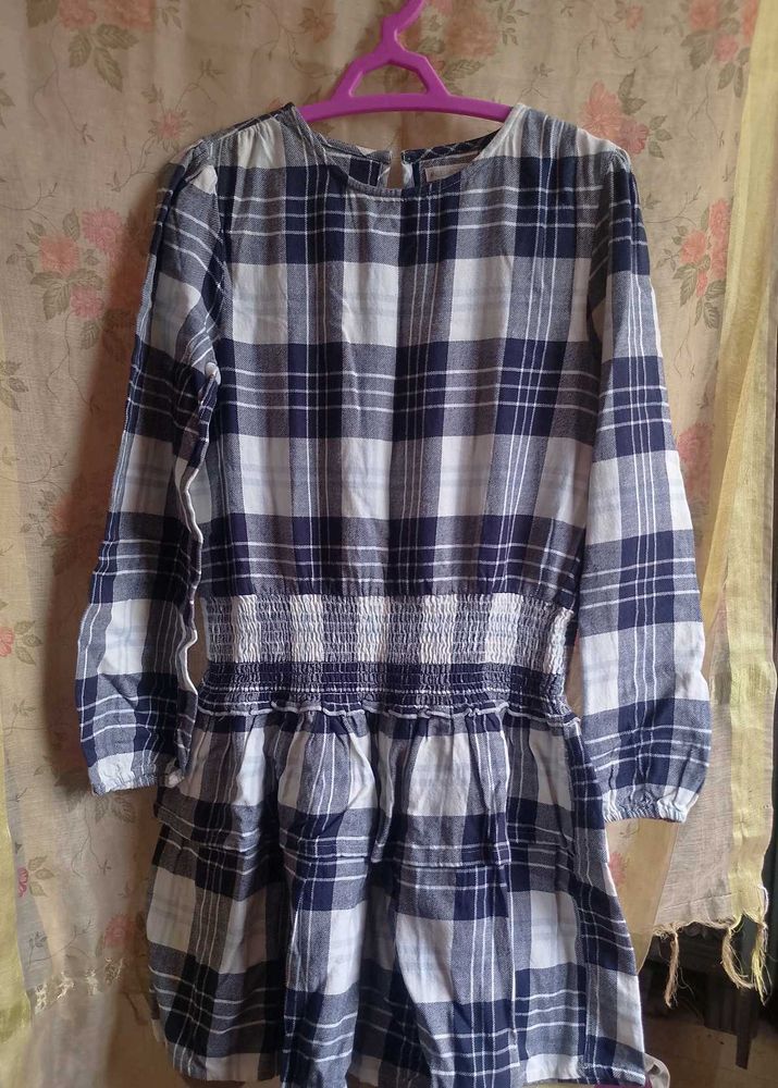 Charming Checkered Dress! ❤️