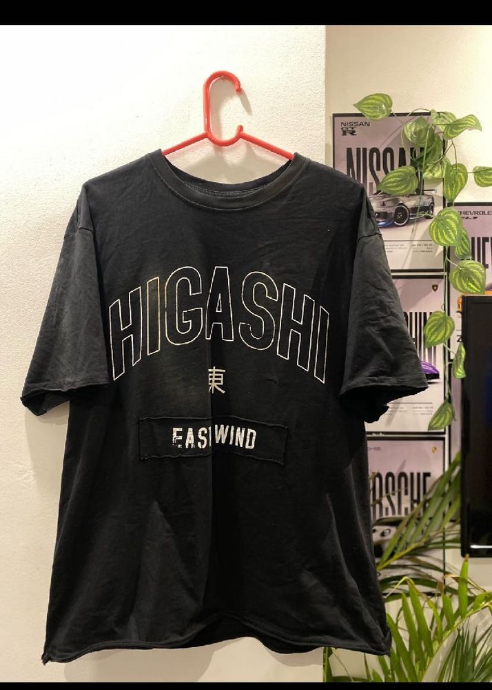 Vintage Graphic Print Tee/jacket