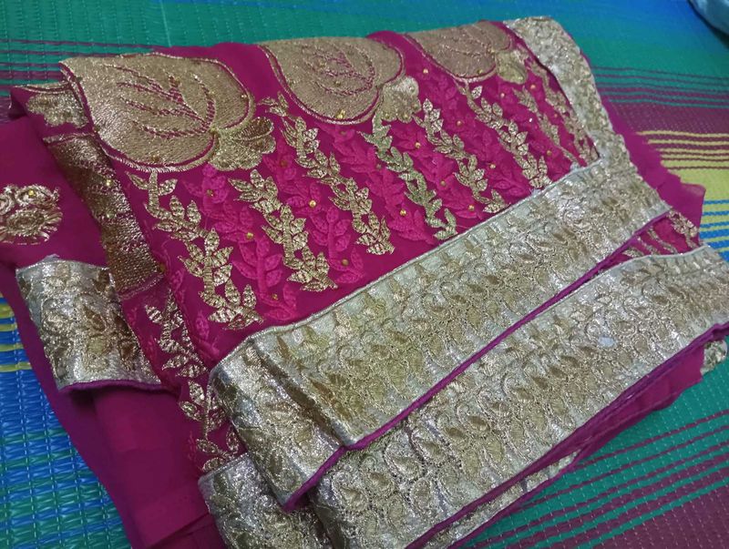 Elegant Pink Saree