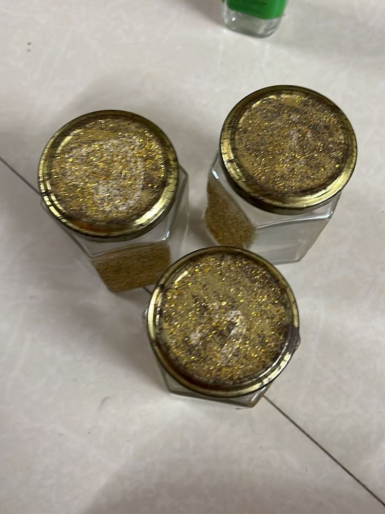 Glass Jar With Tray