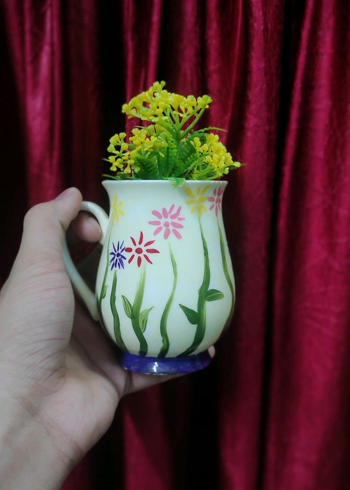 Best Home Decor Ceramic Mug With Flower