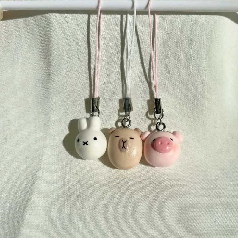 Mini Clay Animal Phone Charms ✨ (Any 1 Pc)